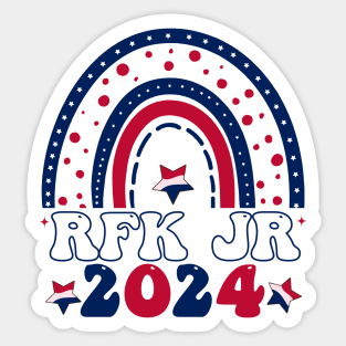 Robert Kennedy JR. 2024 Presidential RFK JR 2024 Groovy Design Sticker